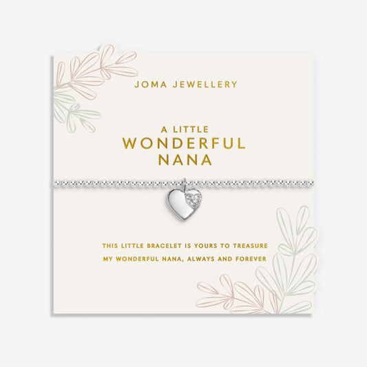 A Little ‘Wonderful Nana’ Bracelet Silver
