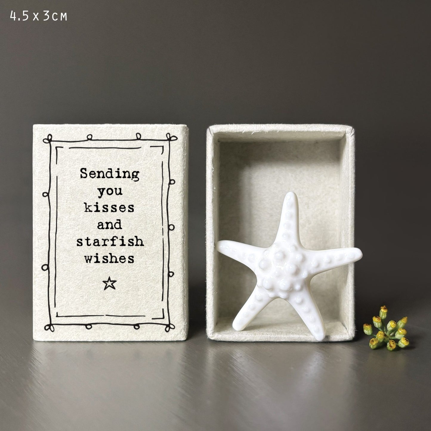 Kisses & Starfish Wishes Matchbox Starfish