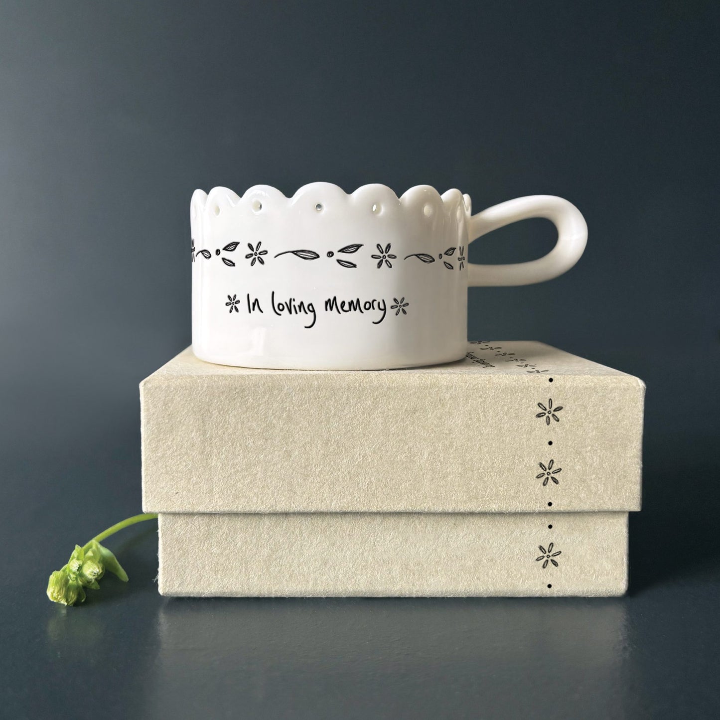 In Loving Memory Boxed Tealight Holder