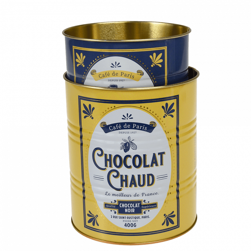 Medium Storage Tin Set of 2 Cafe de Paris
