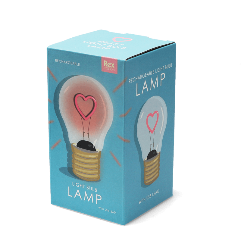 USB Light Bulb Lamp Heart