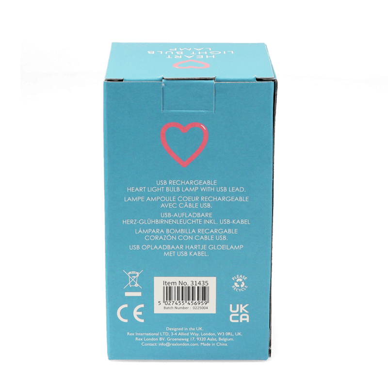 USB Light Bulb Lamp Heart