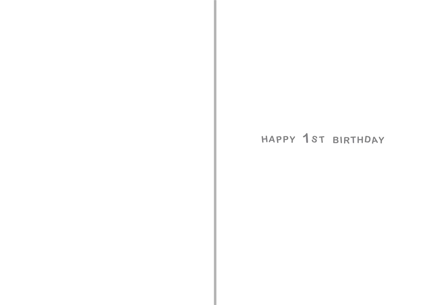 1st Birthday Koala Greetings Card