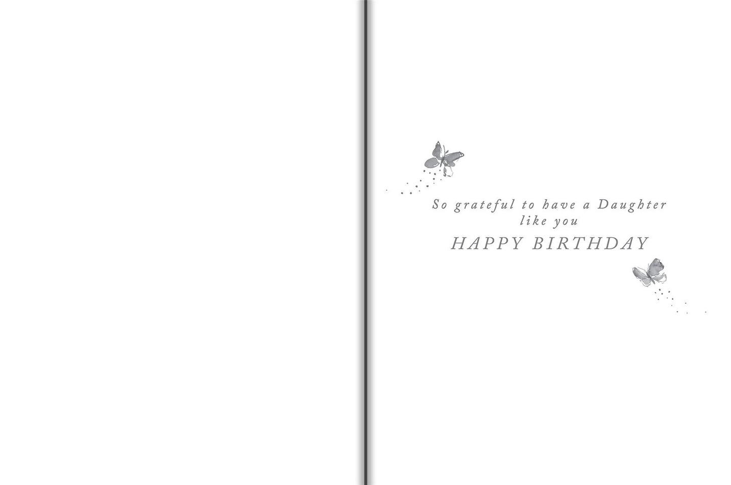 Daughter Birthday Flowers Greetings  Card