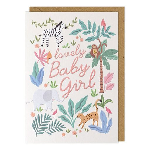 Lovely Baby Girl Greetings Card