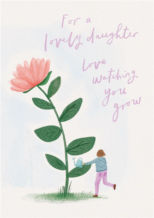 Lovely Daughter Birthday Greetings Card