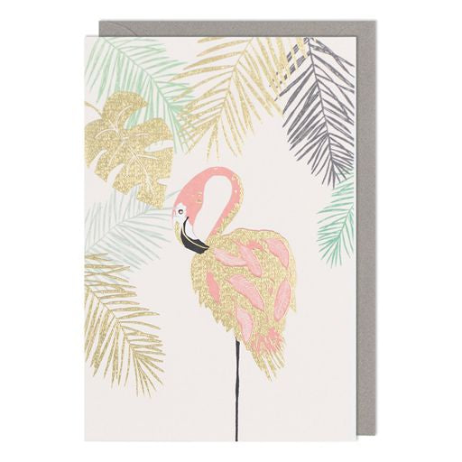 Flamingo Greetings Card