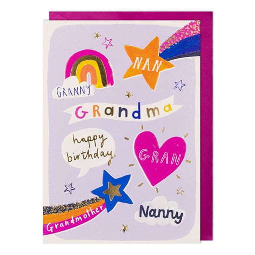 Female Grandparent Gran, Nan, Grandma, Granny, Greetings Card