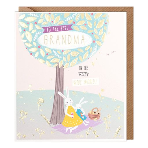 Best Grandma Greetings Card