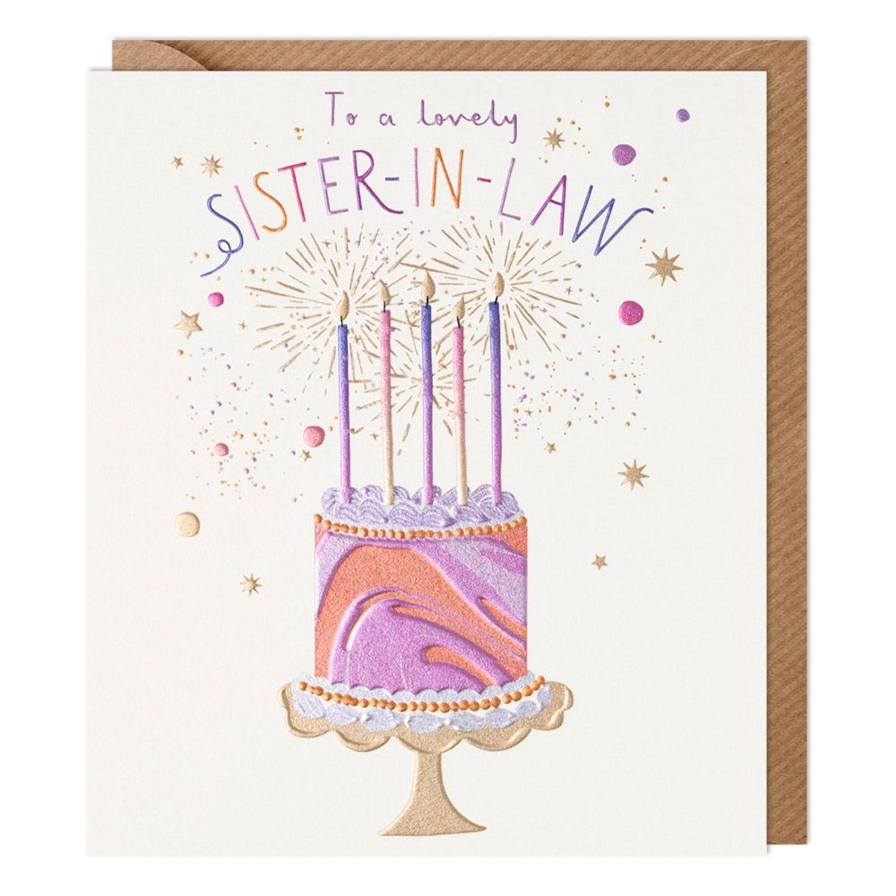 Sister In Law Greetings Card
