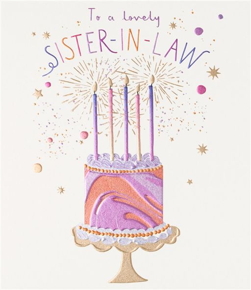 Sister In Law Greetings Card