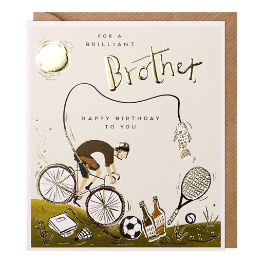 Brother Birthday Greetings Card