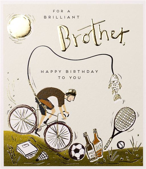 Brother Birthday Greetings Card
