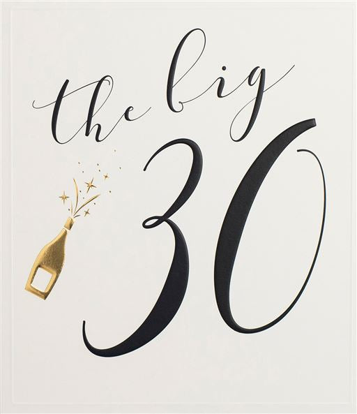 30th Birthday Greetings Card