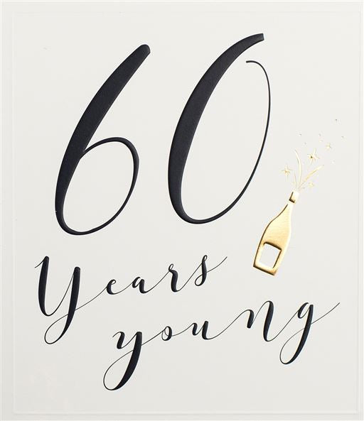 60th Birthday Greetings Card
