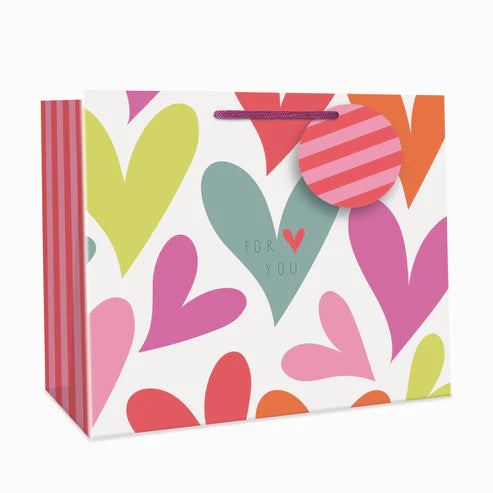 Hearts Medium Landscape Gift Bag