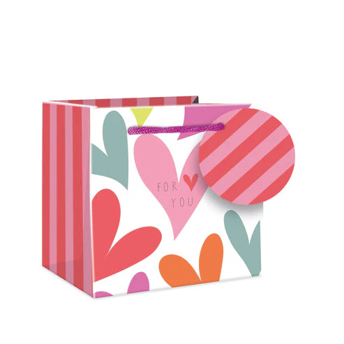 Hearts Small Gift Bag