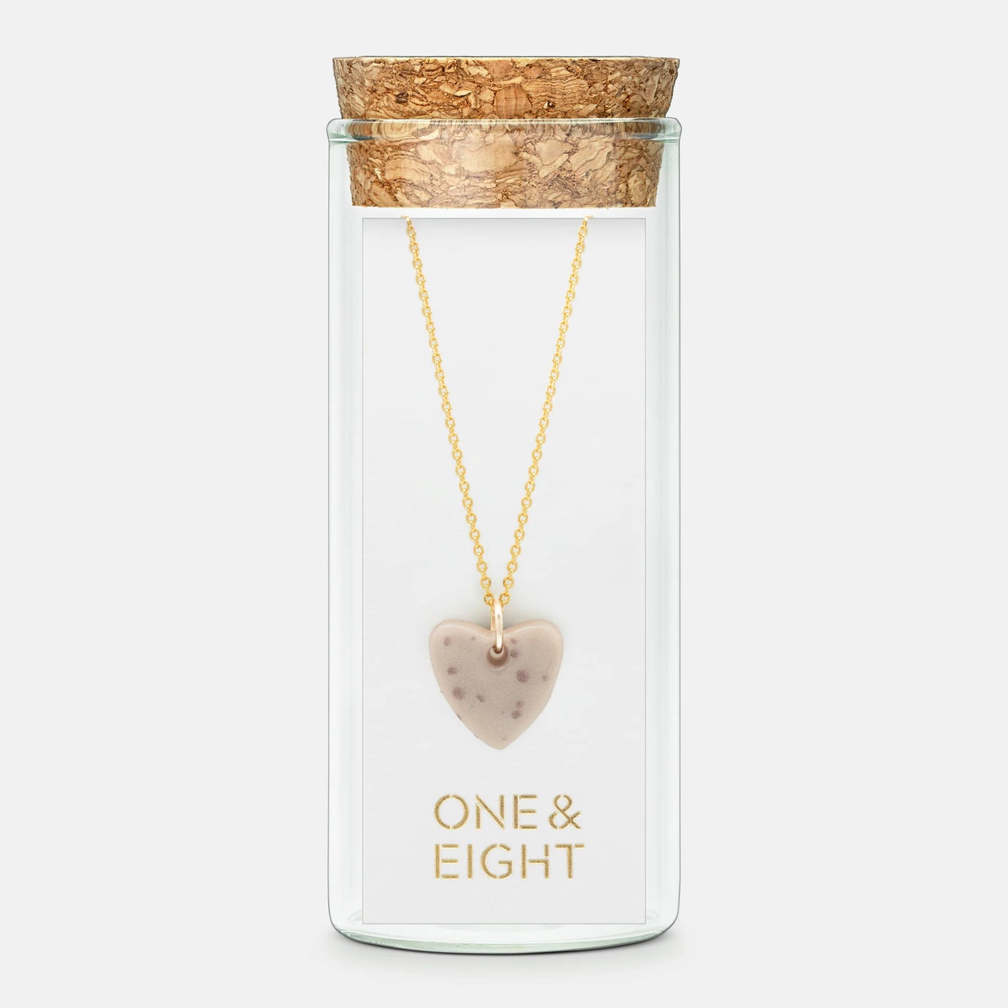 Blush Heart Necklace Necklace Gold