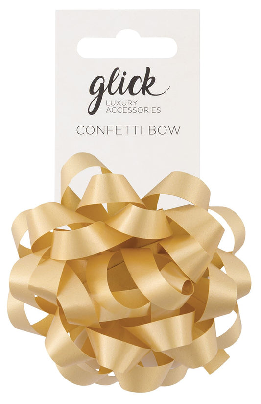 Confetti Gold Bow For Gifts