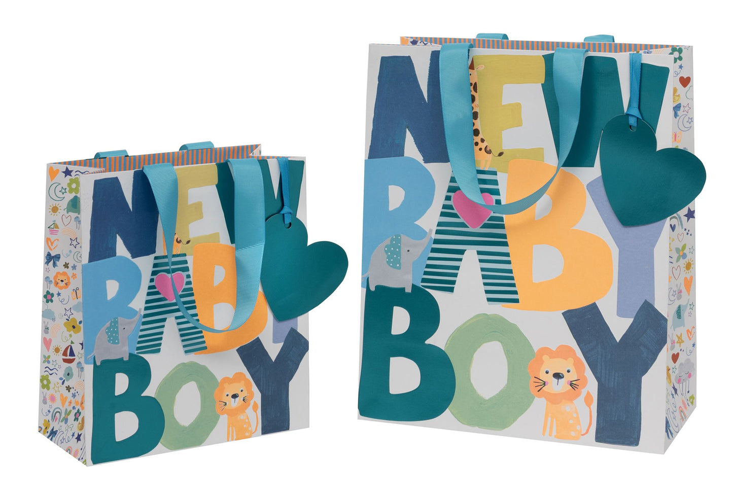 New Baby Boy Large Gift Bag