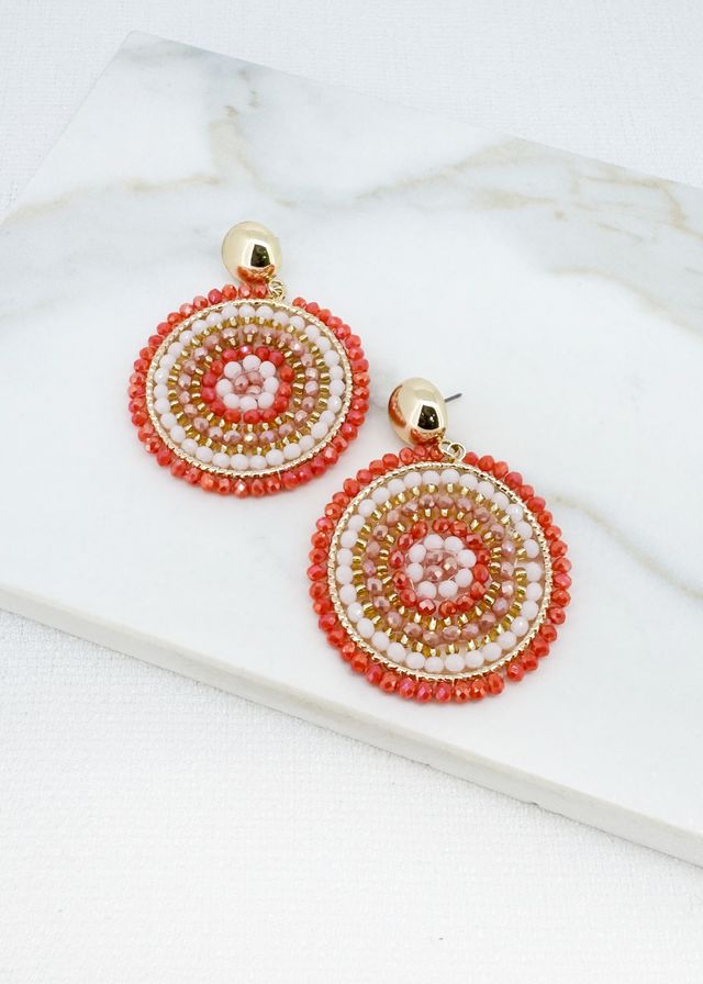 Envy Disc Earrings Gold