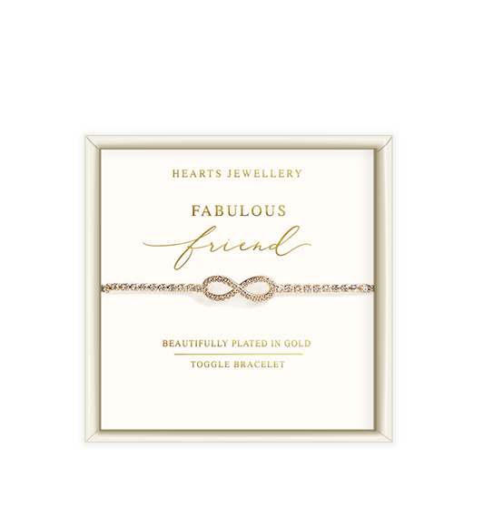 Gold Plated Infinity Bracelet