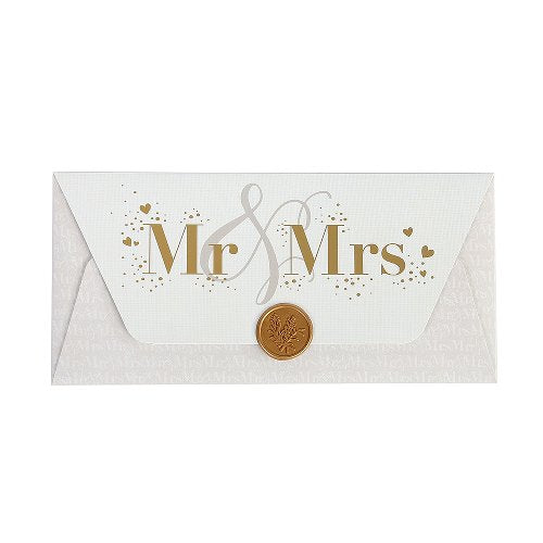 Mr & Mrs Voucher Envelope 23 x 11cm