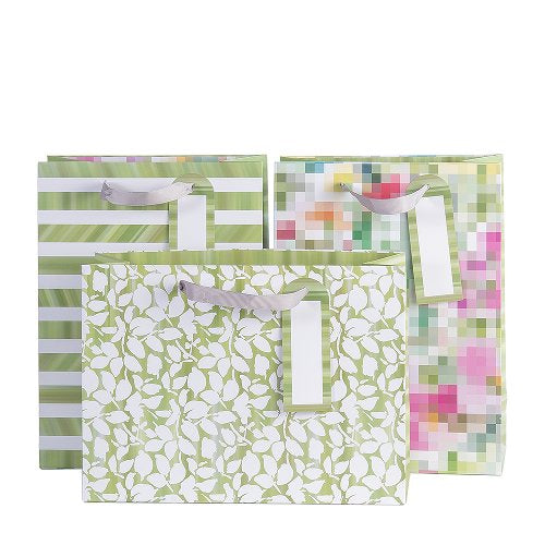 Pink & Green Mixed Size Gift Bags