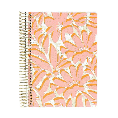 Pink & Orange Pastel Abstract Notebook