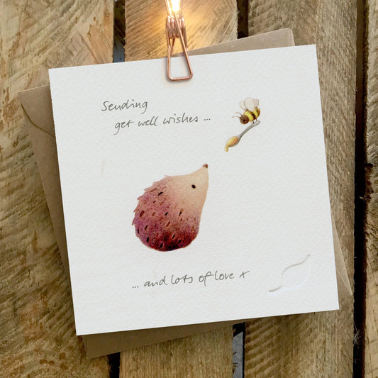 Sending Get Well Wishes Greetings Card