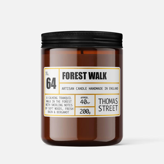 Thomas Street Apothecary Candle Jar 200g Forest Walk No.64