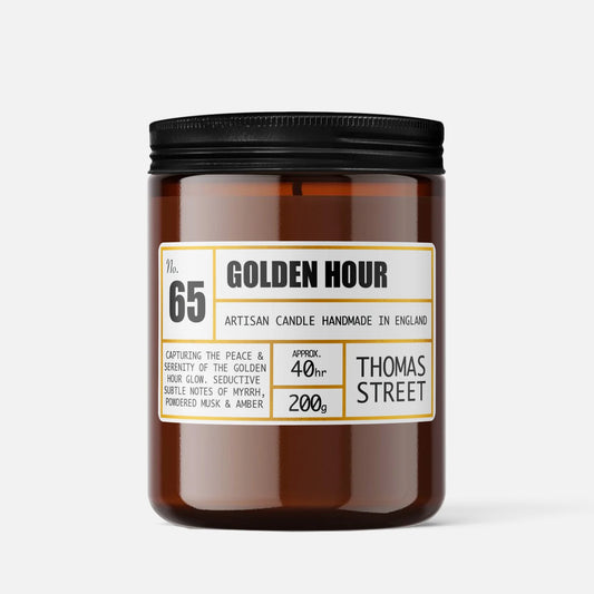 Thomas Street Apothecary Candle Jar 200g Golden Hour No.65