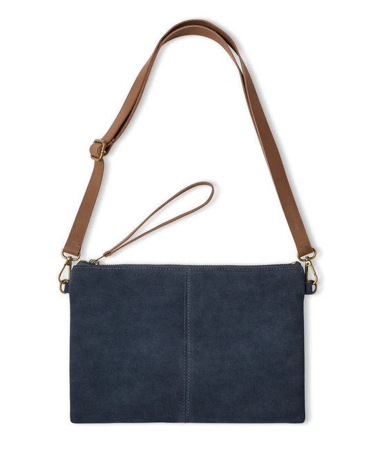 Hampstead Suede Bag Cobalt Blue