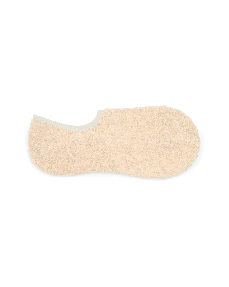 Terry Towelling No Show Sock Sand