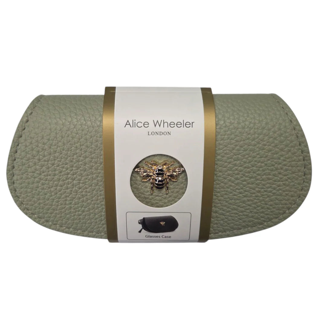 Alice Wheeler Glasses Case Pistachio