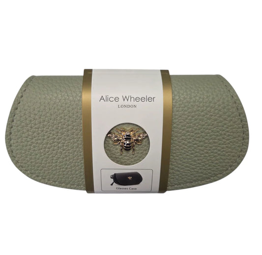 Alice Wheeler Glasses Case Pistachio