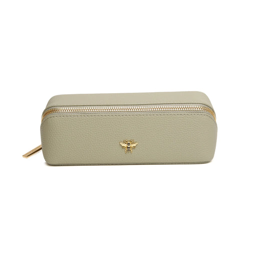 Alice Wheeler Small Train Case in Pistachio