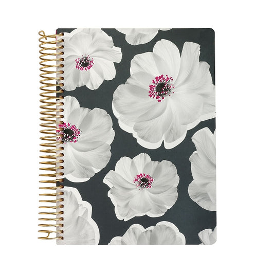 Black & White Floral Notebook
