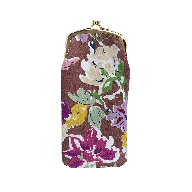 Abstract Floral Design Glasses Case