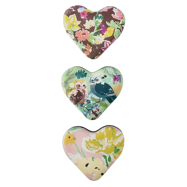 Owl & Floral Mini Heart Storage Box