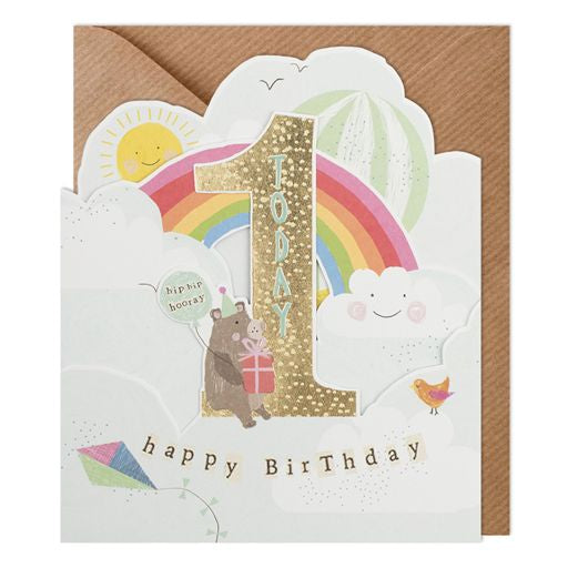 1st Birthday Greetings Card