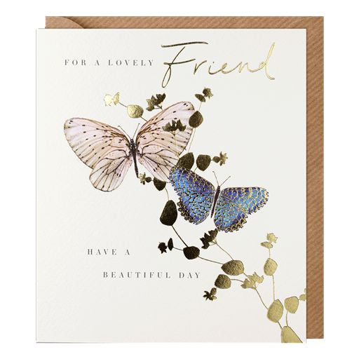 Lovely Friend Birthday Greetings Card