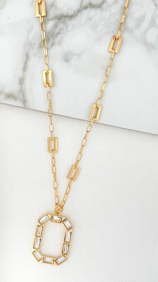Envy Long Gold Chain With Pendant