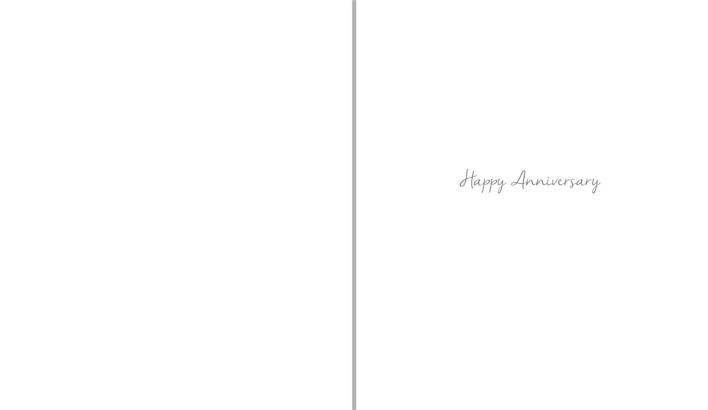 Silver Wedding Anniversary Greetings Card