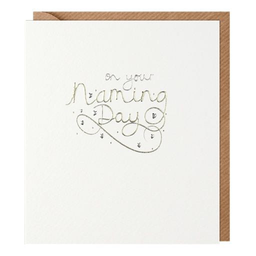 Naming Day Greetings Card