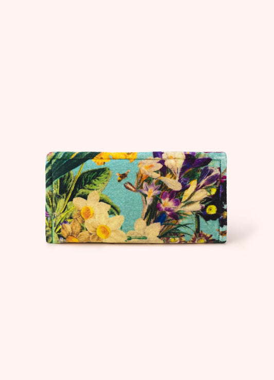 Velvet Sunglasses Pouch Spring Flora Design