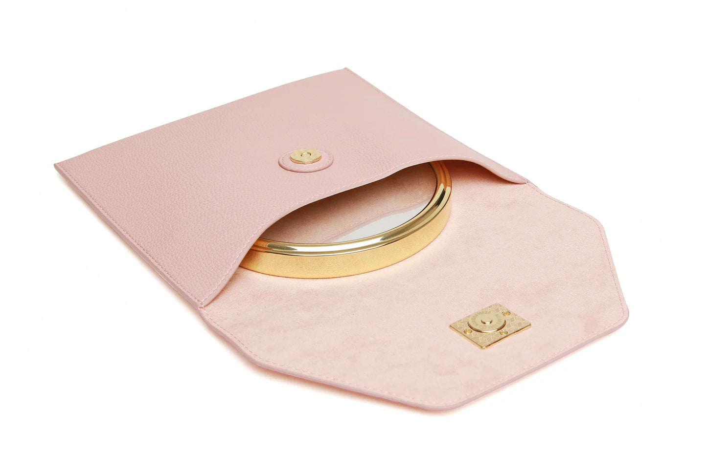 Bee Magnifying Travel Mirror Pink