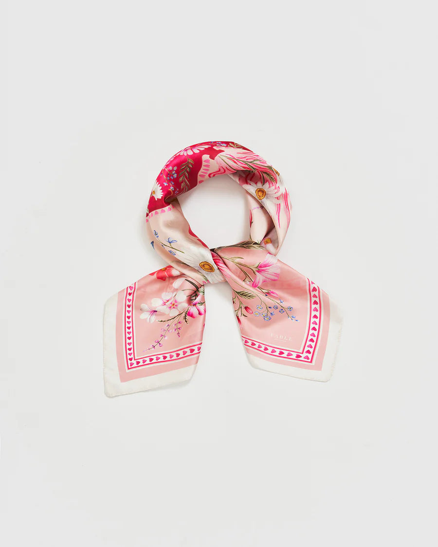 Fable Penelope Pink Scarf