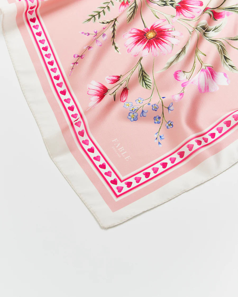 Fable Penelope Pink Scarf