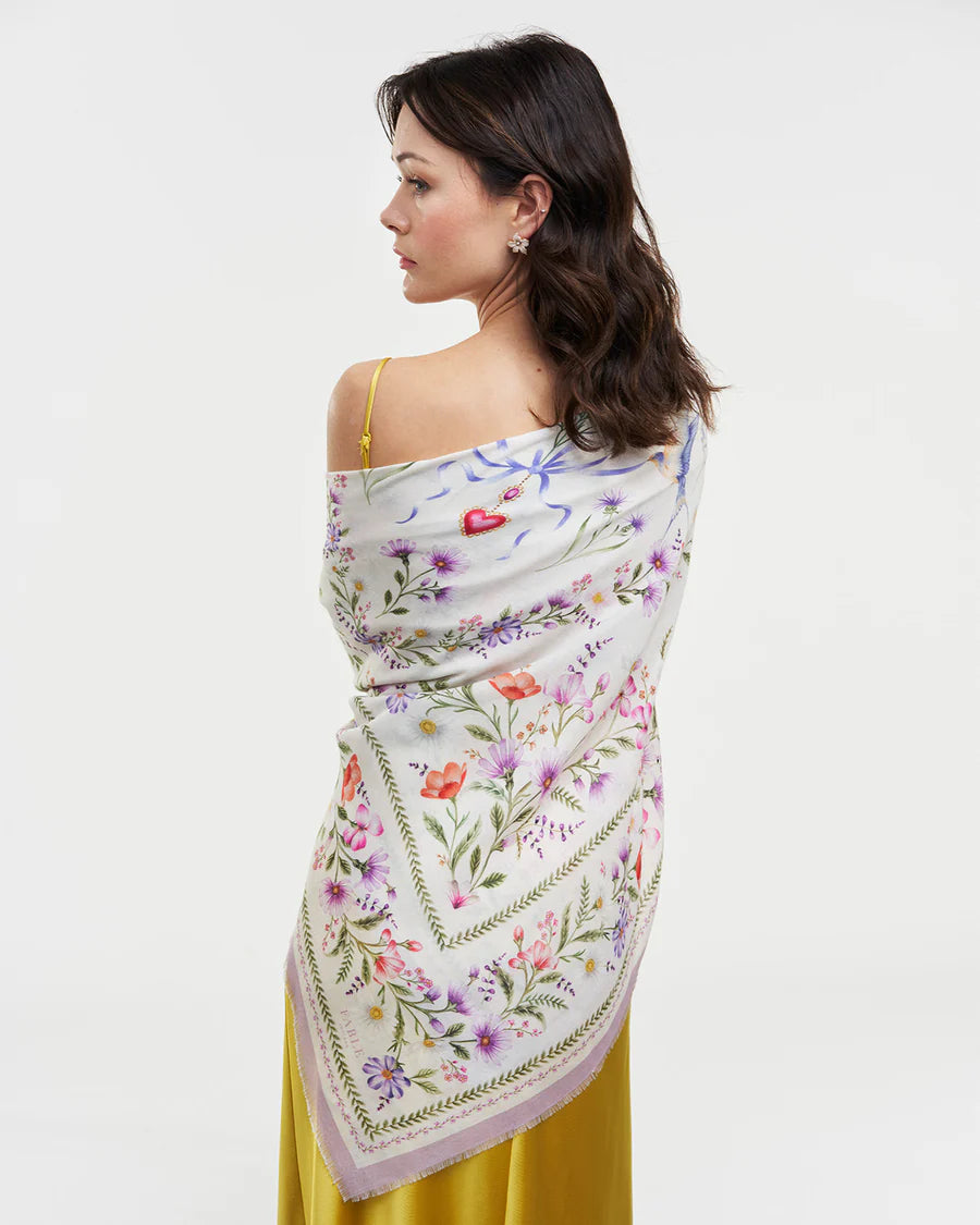 Fable Forget Me Not Narrative Scarf
